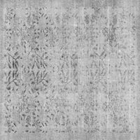 Ahgly Company u zatvorenom kvadratu Sažetak sive suvremene prostirke savremene površine, 4 'kvadrat