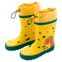 Toddler Rain Boots Baby kratke kišne cipele jednostavne na laganoj bebi svakodnevno obuću, prvo hodanje