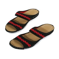 Daeful dame klinovi sandale platforme Sandal ortotički slajdovi hodanje lagane neklizajuće ljetne cipele