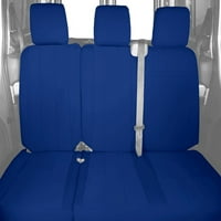 Caltrend Stražnji split klupa Neosupreme navlake za sjedala za 2008.-Jeep Grand Cherokee - JP166-04NA Blue umetci i obloži