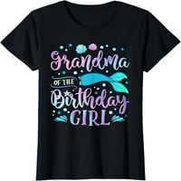 Baka rođendana djevojka Mermaid Party Porodična majica