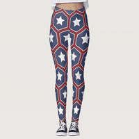 Miayilima noga za žene hlače u boji Američki prilagođeni pilates USA gamaše trčanja Patriotic za joge joge hlače