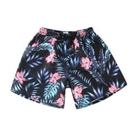Zuwimk Toddler Boy Swim trunks, dječaka dječaka Havajska kratke hlače Ananas list list plivanja kupaca djeca široke šorc surfate kupaće kostime ružičaste, 9- godine