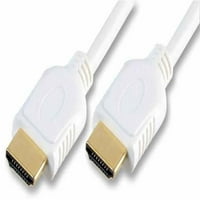 Signal brza brzina 4K UHD HDMI olov, muški do muških, zlatni konektori bijeli