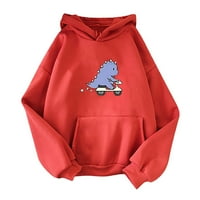 Žene Slatka žaba Dukserica Kawaii Pili kavu kapuljače Teen Girls Estetski pulover vrhove dukseve za crtanje odjeće