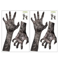 Listovi naljepnica Halloween Zombie Ghost Hands zidne naljepnice Dekorativne naljepnice za festival