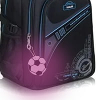 Cool Soccer Key Key Buckle Svjetlosne funkcije Prijenosni privjesci za ruksak torba šarm Privjesak srebrni