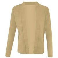 Tuphregyow ženski odijelo s dugim rukavima Dressy Clearians Elegant Comfy New Stil Solid Modni modni