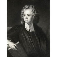 Posteranzi DPI Richard Bentley 1662- Britanski Clergyman iz knjige -Galerija portreta objavio je London