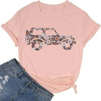 Ženska majica Country Music Majica za žene kamion cvjetni ljetni odmor T majice Vintage Country majice Vrhovi slatki vrhovi