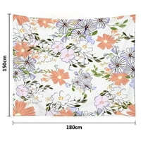 Cvjetna tapiserija, botanička umjetnost Ispis tapiserija za tapiserija za zid