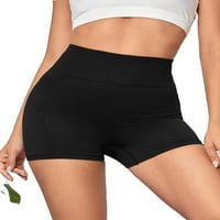 Ženski activewewer sportske kratke hlače velike kratke hlače crne s