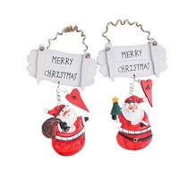 Lijepa lutka Santa Claus viseći božićnu malu lutku viseći privjesak sretan božićni zid viseći privjesak