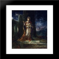 Vereni noćni uokvireni umjetnički otisak Moreau, Gustave