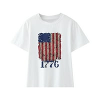 Košulje od djeteta 4. srpnja T-majice 3D grafički tiskani tines dječaci djevojke Novost modni kratki
