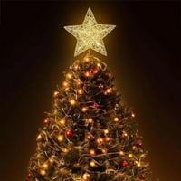 GLITTER božićne stablo stakleni ukrasi ukrasi za zabavu Dekoracija Xmas Decor Stars