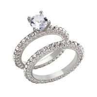 Flash Diamond Angažiranje prstenova ženski prstenovi modni nakit vjenčani prstenovi natrag na školu
