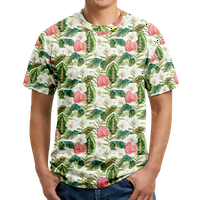 Muške majice Plus veličina vrhova Muška havajska majica i majica kratkih rukava s kratkim rukavima,