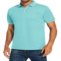 Rejlun mens t majica rever vrat Polo košulja Okrenite ovratnik Tee Casual Pulover Classic Fit Golf bluza
