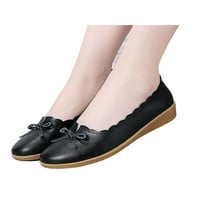 Dame Stanovi Udobne cipele Ležerne cipele na natikače Žene Prozračne cipele za šetnju Žene Neklizne crno 6