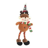 Yebay LED Snowman Oblik Xmas Ornament Ornament pletene tkanine Memorijalni pokloni Viseći privjesak