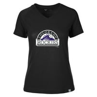 Ženska levele rublje Black Colorado Rockies Ariya V-izrez Majica