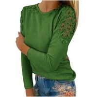 Airpow Clearsance Ženske vrhove i bluze Žene Ležerne prilike pulover pulover s dugim rukavima majica