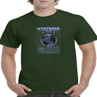 Moderna majica Hysteria Techno Style Muškarci -Image by Shutterstock, muško X-Veliki