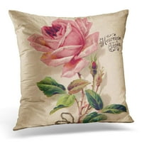 Cvjetna priroda ružičasti vintage cvjetni girlo jastučni poklopac