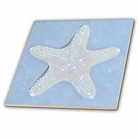 3droze plava zvijezda - keramička pločica