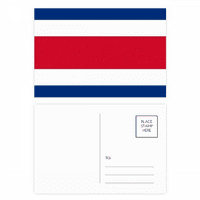 Nacionalna zastava Costa Rica Severna Amerika Država Postcard Set Rođendanska pošta Zahvaljujući čestitku