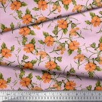 Soimoi pamučna kamerska tkanička tkanina odlazi i divlja cvjetna cvjetna otisnuta plovska tkanina sa dvorištem širom