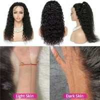 ALIMICE LACE prednje perike za ljudske kose WATER WAVE HD čipke Prednje perike za ljudske kose Prevrćene za crne žene brazilska ljudska perika sa dječjom gustoćom kose