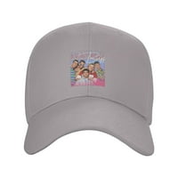 CEPTEN MAN & WOMENS Modni jedinstveni otisak sa backstreet logotipom podesivim bejzbol šeširom Grey