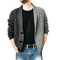 Leesechin muns bolovni blok pletena jakna jednokrasni džemper s dugim rukavima