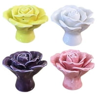 Modni namještaj ručice hardverske keramičke cvijeće ruže ruže
