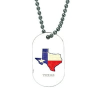 KUZMARK Privjesak ogrlica za pse - Texas State of Texas Flag