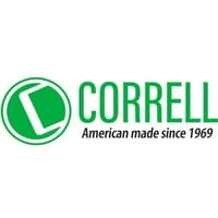 Correll Inc. Deluxe suradnik visokog pritiska 33x23 Trapezoidni žuti, sivi hrom