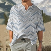 Muška majica Ljetna modna casual pričvrstite 3D digitalni tisak kratkih rukava s kratkim rukavima