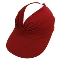Fragarn Ljetni šešir Ženski sunce Visor sunčani šešir protiv ultraljubičastog elastičnog šuplja gornji šešir