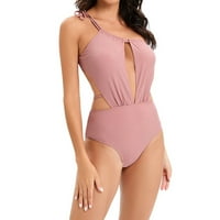 Lilgiuy Fashion Spremivanje Ženski seksi Halter set kupaći kostimi Ženski print bikini kupaćim kostim