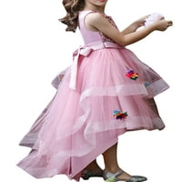 Djevojke Bomotoo Ležerne prilike Ležerne haljine nazad Bow-čvor Princess Haljine Holiday Ball Gown Mesh
