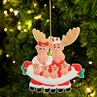 Kayannuo Božićni dekor Božićno čišćenje Personalizirani ELK Obiteljski sanjketi Božićni ukras Božićni