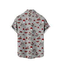 Homodles Havajska majica za muškarce- Ogrlica od ogrlice, Comfort Comfort Graphics Casual kratkih rukava
