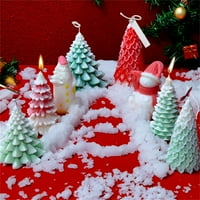 Pružanje rubova 3D božićno stablo kalup za svijeće, silikonski kalupi za svijeće, plijesan od stabla xmas za izradu svijeća, sapuna, sapuna, bračnih ukrasa za Božić, vjenčanja