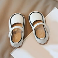 Modne jesenske djevojke Ležerne cipele ravna lagana čvrsta boja kuka za kuke za kuke Jednostavno stil veličine 26