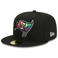 Muški novi era crni tampa bay buccaneers NFL presudni ulov 59fifty ugrađeni šešir