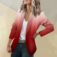 Strungten ženska jakna s dugim rukavima Cardigan ovratnik s jednim gumbom Posao i slobodno vrijeme