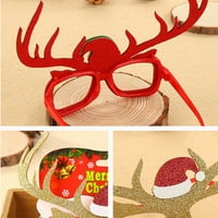 Njspdjh božićne naočale Okvir dječje božićne haljine jelene ruže božićne cipele božićni ukrasi