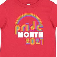 Mektastični mjesec ponosa Rainbow Retro Look poklon Dječak za bebe ili majica za bebe